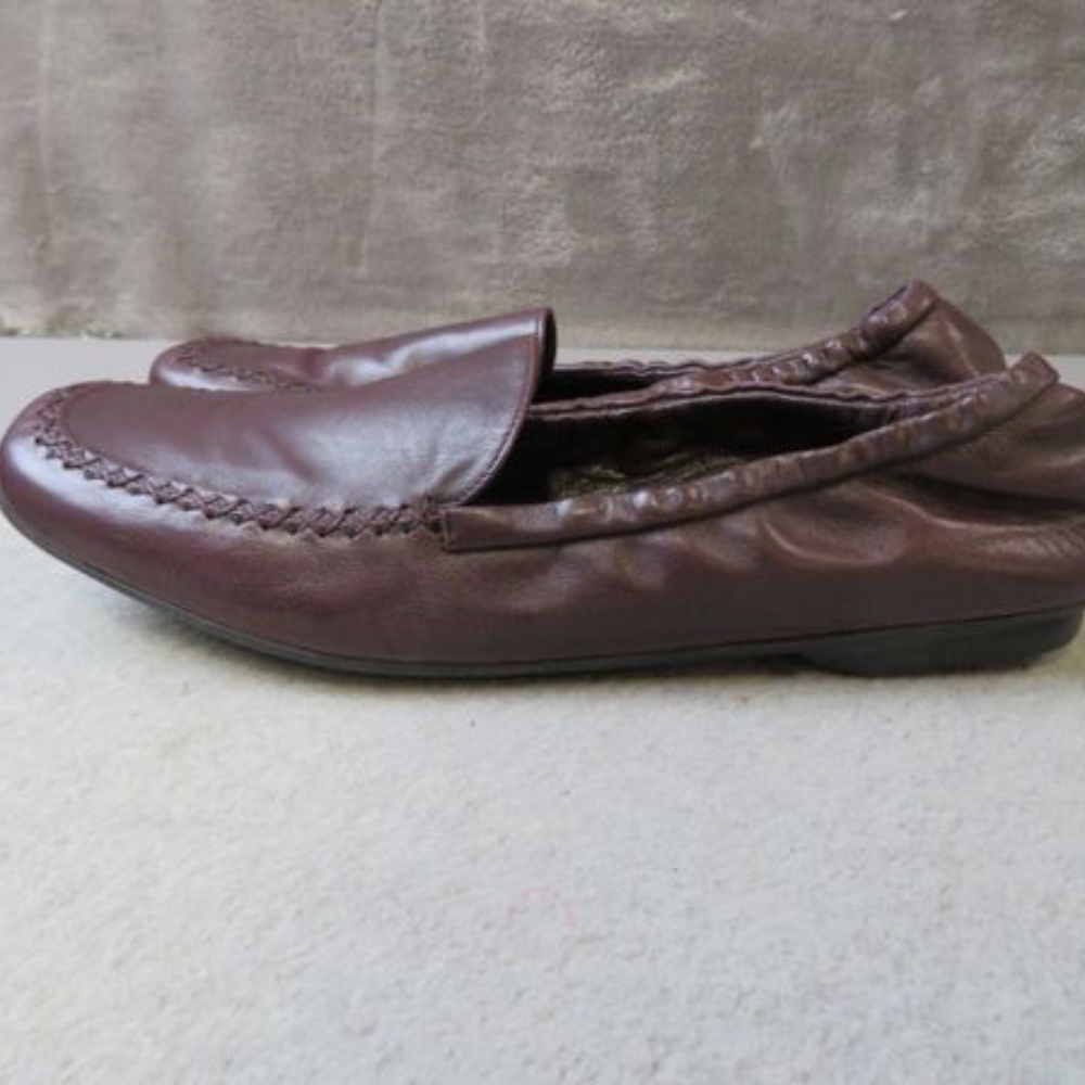 Authentic Prada Brown Leather Flats - image 6